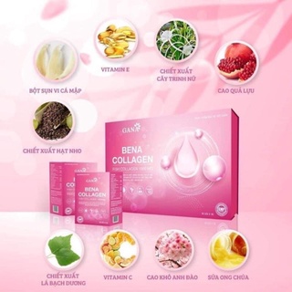 BENA COLAGEN, colagen dạng bột công nghệ thuỷ phân peptit,hộp 30 gói