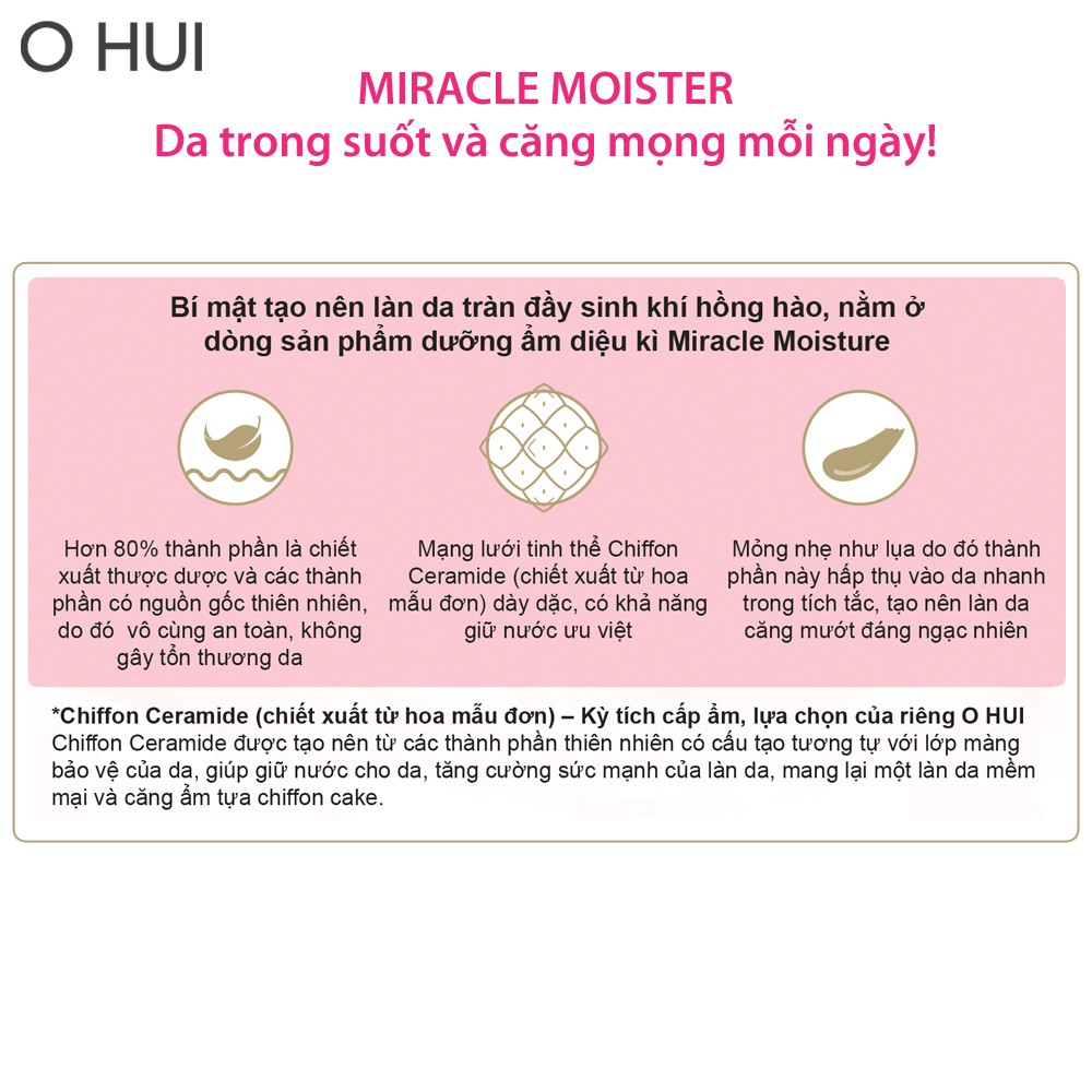[Mã COSLGBASE1 giảm 12% đơn 599K] [HB Gift] Sữa rửa mặt dưỡng ẩm OHUI Miracle Moisture Cleansing Foam 40ml-Gimmick | BigBuy360 - bigbuy360.vn