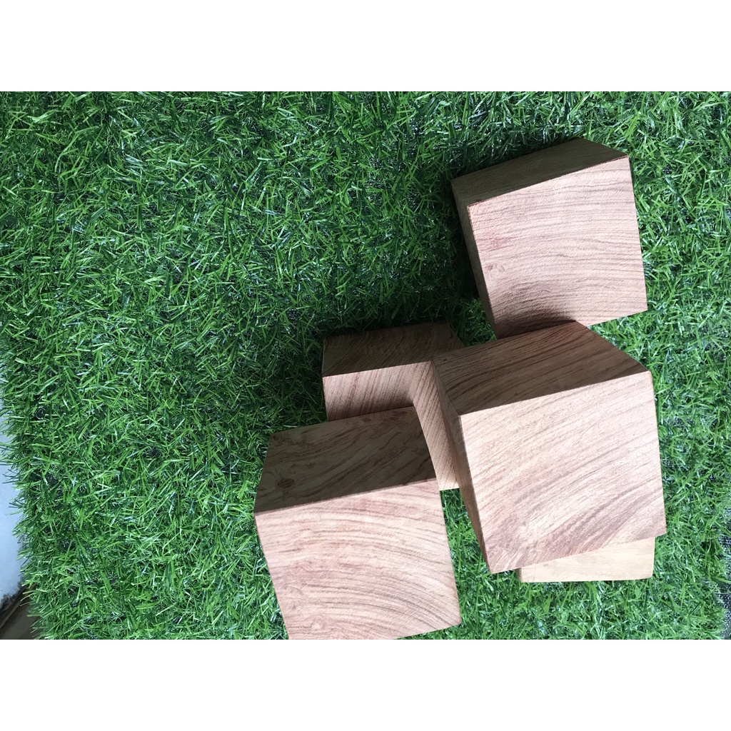 [Giá xưởng] cube 3 cm khối gỗ lập phương cube 3cm x 3cm x 3cm  trang trí đồ chơi kê hàng loại 1 gỗ an toàn