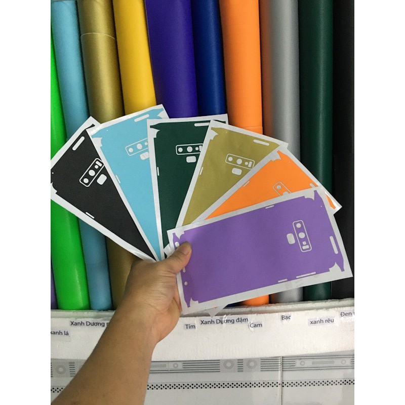 Miếng Dán Skin nhám Full viền cho Samsung Note 9 / Note 8 / Note 10 / chống trầy xước,chống bẩn mồ hôi, chống bẩn