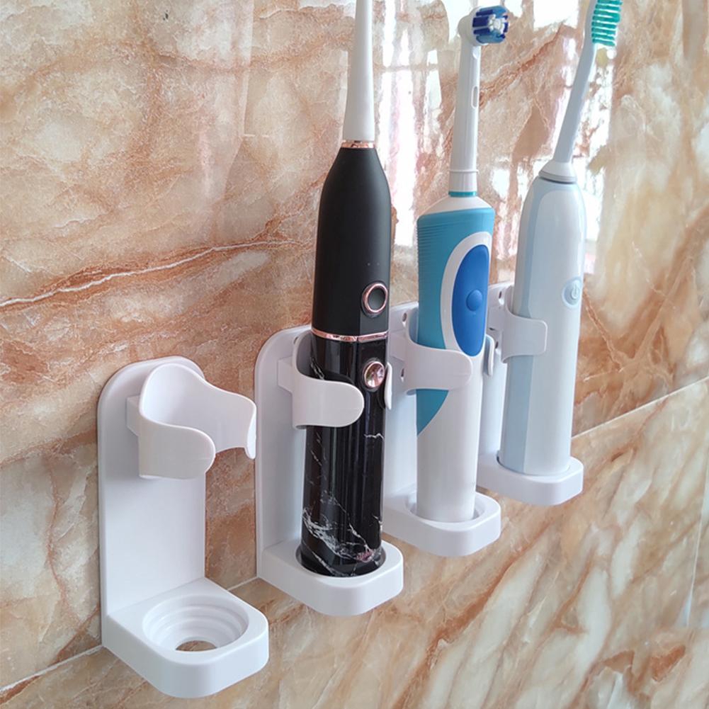 High Quality Bathroom Electric Toothbrush Holder Traceless Stand Toothbrush Rack Wall Type Universal Bracket
