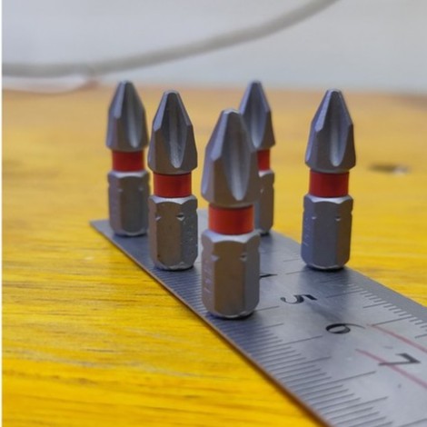 Combo 5 mũi vít Dewalt/ Bosch PH2 dài 2.5cm - 50gram