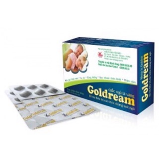 Goldream new - hỗ trợ Bệnh mất ngủ kinh niên, stress, trầm cảm Suy nhược thần kinh,  người làm việc căng thẳng...
