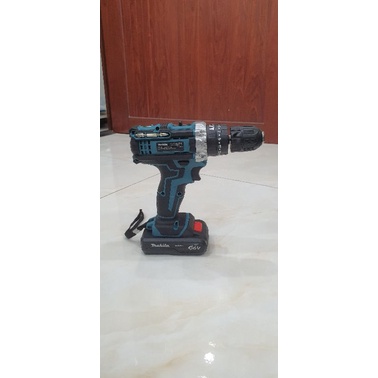 MÁY KHOAN PIN MAKITA 36V - 2 PIN - 1 SẠC  BAO GỒM 24 PHỤ KIỆN - 3 CHỨC NĂNG : BẮN VÍT , KHOAN , BÚA - BẢO HÀNH 6 THÁNG