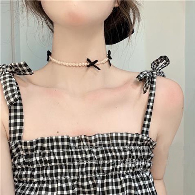Choker chuổi ngọc xinh xắn A-ck153 Mayconner