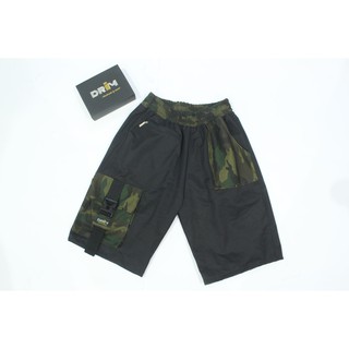 Quần short Đen-Camo (Design and handmade by Drimwe)