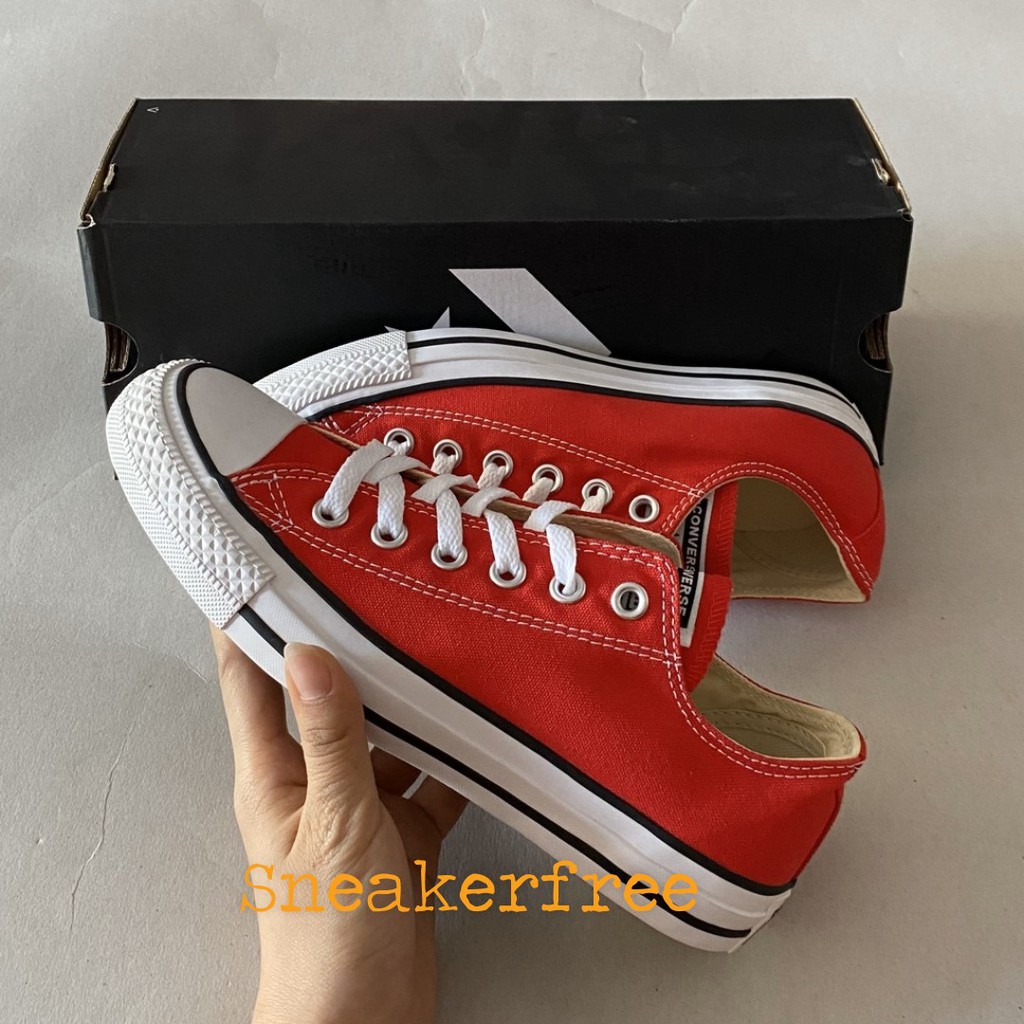 Giày Converse classic đỏ cổ thấp