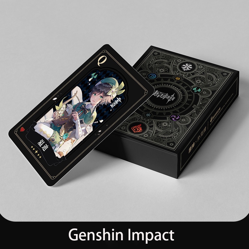 Bộ Bài Poker Genshin Impact Shen He Yun Jin Beelzebul Yae Miko Arataki Itto Dainsif