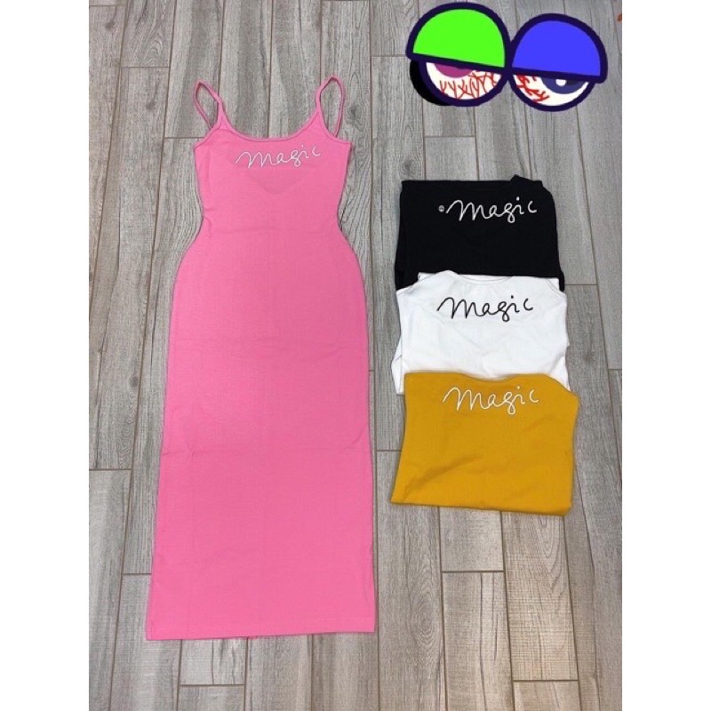 Váy hai dây - đầm body chữ ma g ic | BigBuy360 - bigbuy360.vn