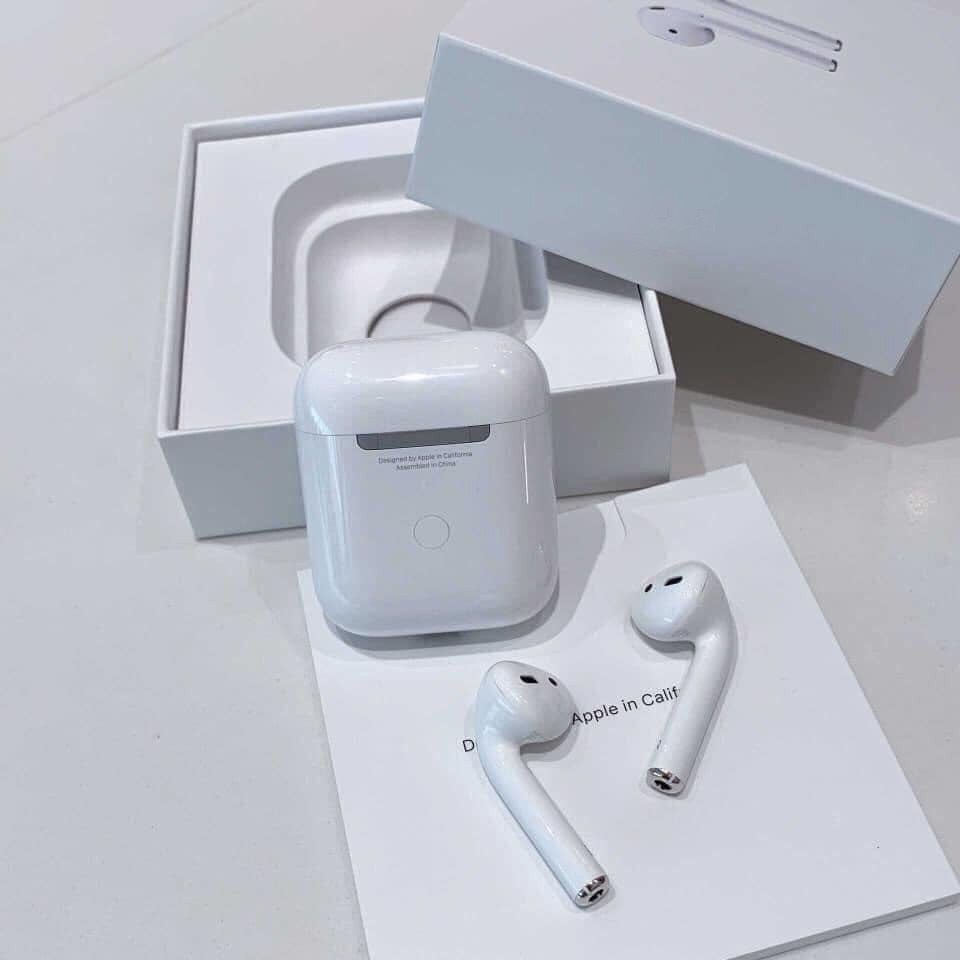 Tai Nghe Bluetooth Aq 2 Không Dây Có Mic Tọa Đàm -Sạc Nhanh Không Dây - Định Vị - Đổi Tên Dùng Cho Các Loại ĐT và Laptop