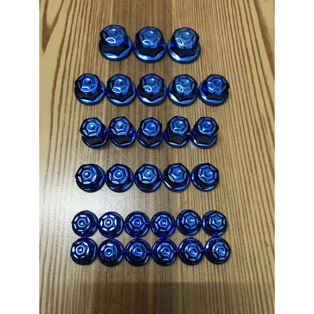 Bộ Chụp ốc xe máy - 1 bộ 30 con