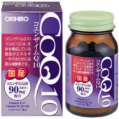 Viên uống hỗ trợ tim mạch Coenzyme Q10 Orihiro 90 viên