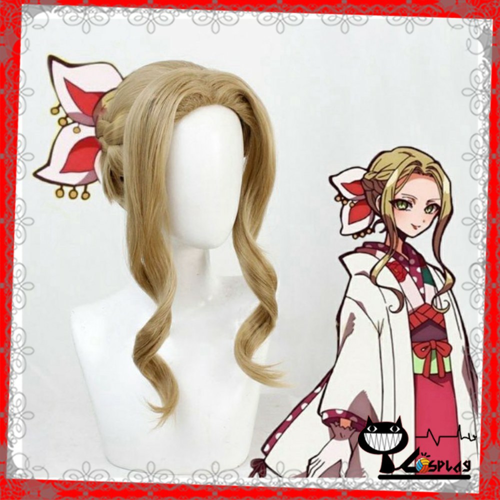 [Sẵn] Wig/tóc giả Yako - Hanako Toilet (tóc giả nguyên đầu vàng nâu trà) tại Miu Cosplay