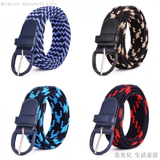 Thắt lưng Phong cách hợp thời trang Nam Nữ Co giãn Twill Thắt lưng thông thường Thắt lưng dệt học sinh thoáng khí