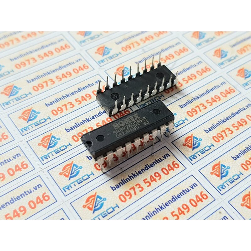 Combo 3 con Sonix SN8P2602BPB DIP-18 ic chức năng