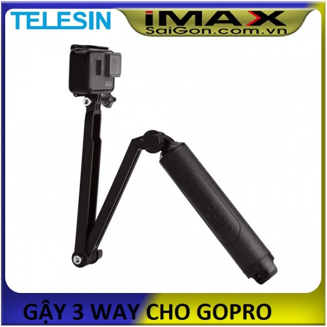 GẬY 3 KHÚC TELESIN CHO CAMERA GOPRO(3 WAY)