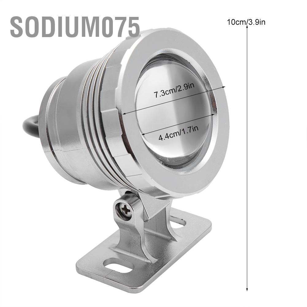 Có thể bán buôn Đèn LED RGB dưới nước Chống thấm Đa màu sắc cho Đài phun cảnh quan tiêu điểm sân vườn ngoài trời Sodium075 Hàng giao ngay