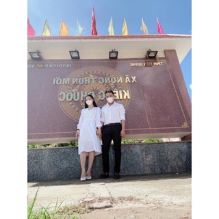 áo váy sơ mi đôi, đồ đôi (kèm hình thật và feedback)