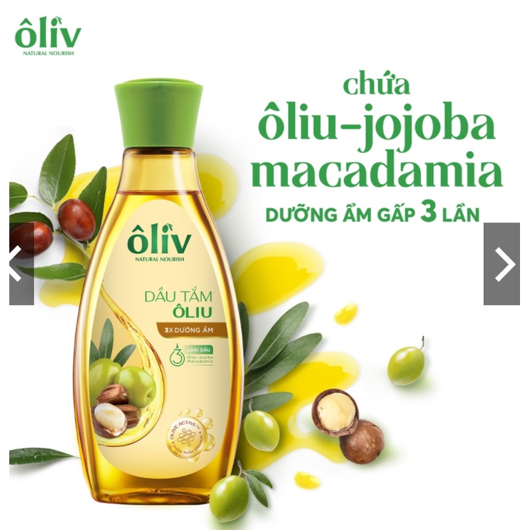 Dầu Tắm Ôliv Virgin Ôlive Oil 250ml/650ml