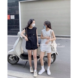 SÉT BỘ TANK TOP BÒ SỮA (3màu)(fs50k)