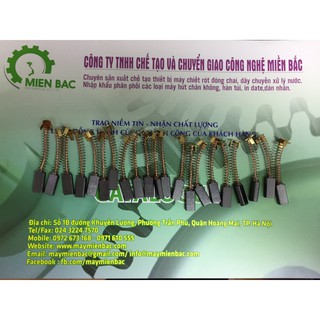 Bộ 2 cái chổi than máy hàn miệng túi liên tục FR900, SF150, FRM980...