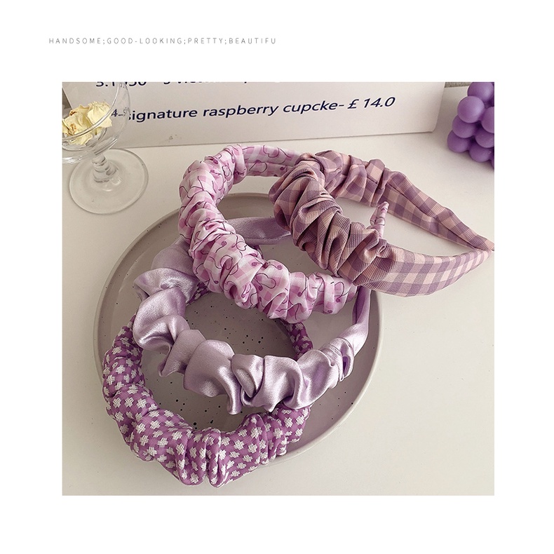Băng Đô Màu Tím Dễ Thương Dành Cho Nữ