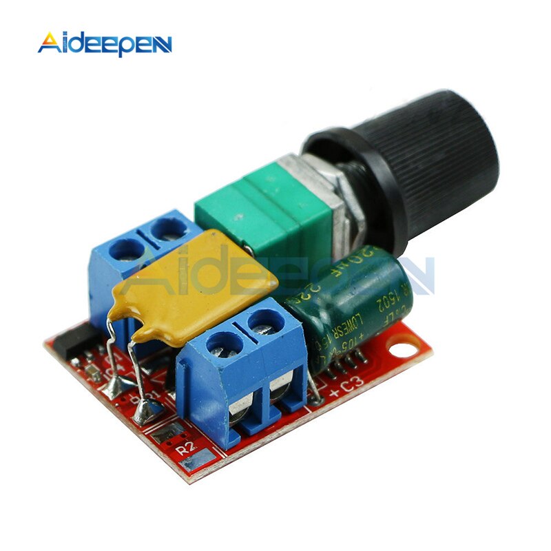 Bộ Điều Khiển Tốc Độ Động Cơ Dc 3v-35v 5a Dc Pwm 6v 12v 24v Dc