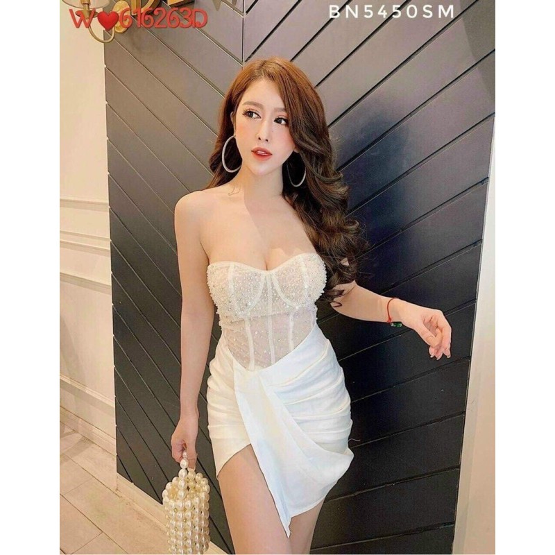 Đầm body ngắn 2 dây SIÊU XINHđi tiệc đám cưới đi chơi đi du lịch MM