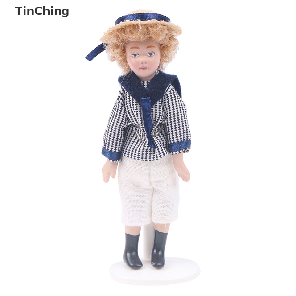 Mô Hình Búp Bê Đội Mũ Rơm Victoria Bằng Gốm Tỉ Lệ 1: 12