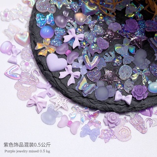 Set mix ngẫu nhiên 30 cái màu tím