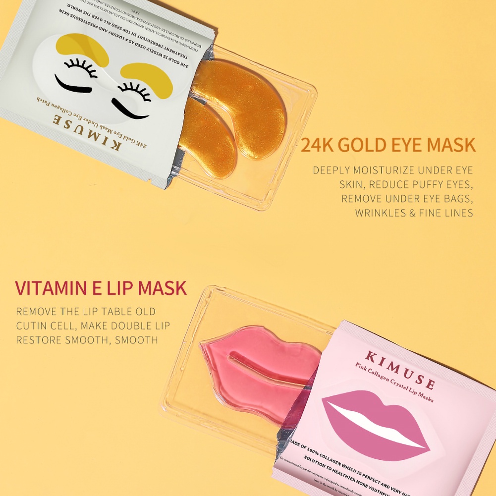 Mặt Nạ Mắt Giảm Thâm Và Dưỡng Ẩm Cho Môi Mặt Nạ Làm Mờ Nếp Nhăn Môi Chăm Sóc Môi Tẩy Tế Bào Chết Cho Môi Mặt Nạ Okase