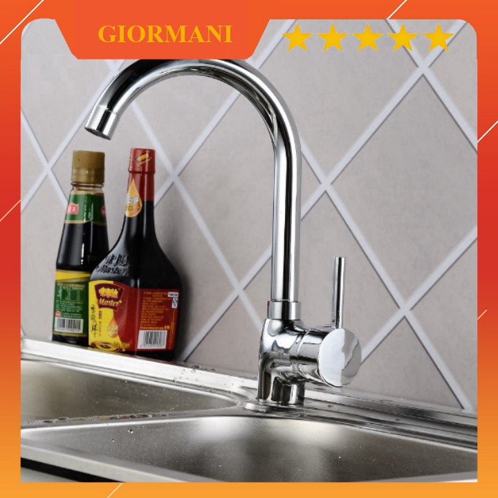 Vòi Chậu Rửa Bát Nóng Lạnh Cao Cấp VRB 01 tặng đôi dây cấp inox