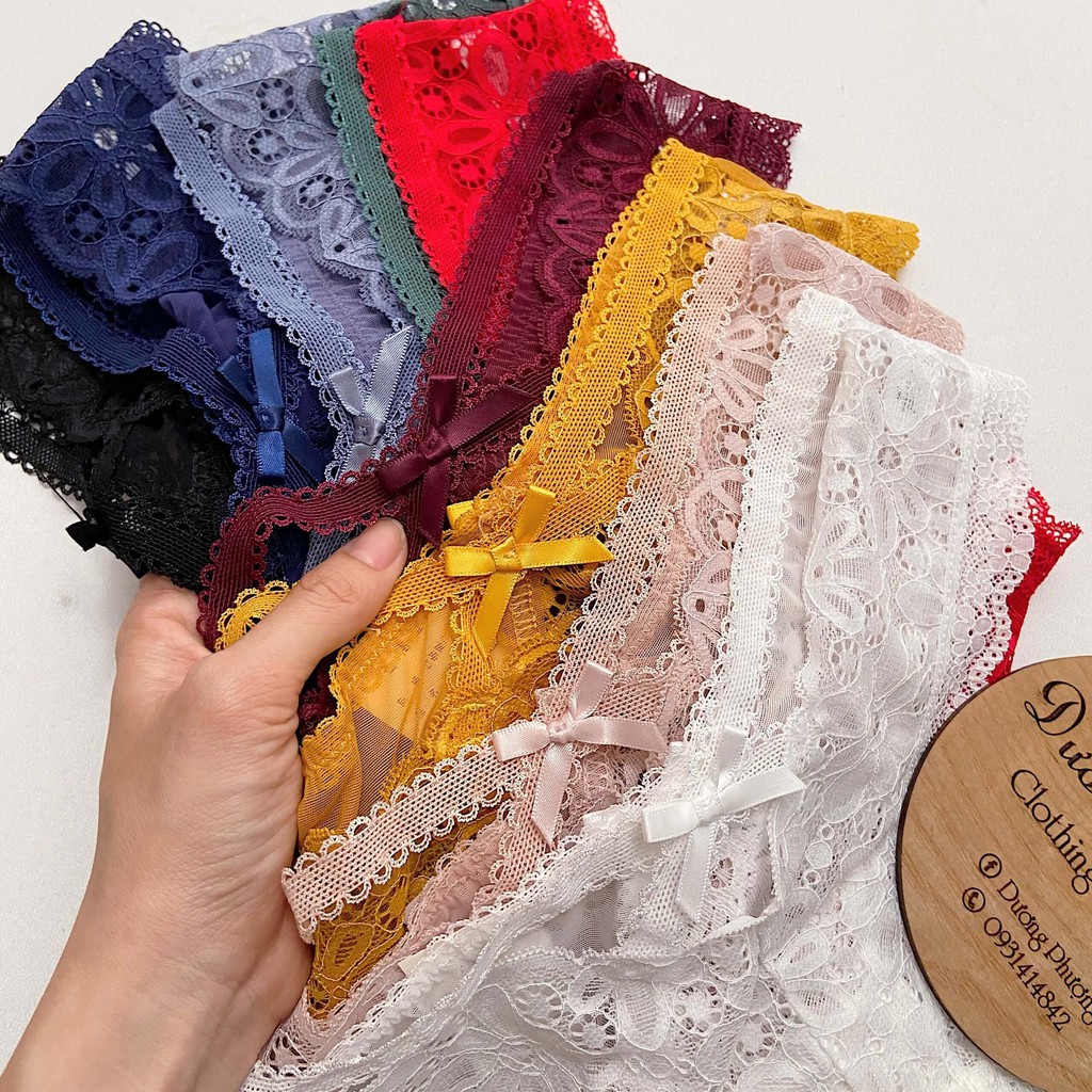 Quần lót ren nữ dây chéo quyến rũ - QL057
