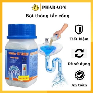 Bột thông tắc cống, bột thông cống siêu mạnh yuhao, bột thông cống cực mạnh, thông tắc bồn cầu - PHARAON