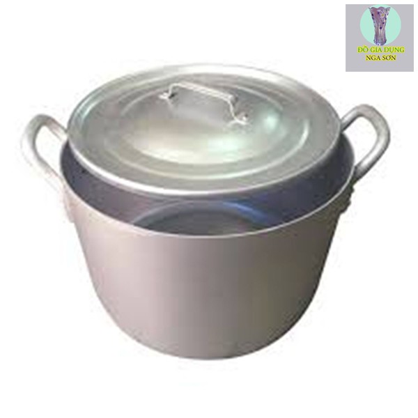 Nồi xoong nhôm Hà Phong quân dụng cỡ lớn 16 lít 20 lít 40 lít dày loại 1