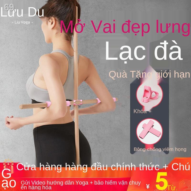 Gậy chỉnh hình kyphosis Yoga open back làm đẹp lưng đứng tư thế luyện tập tạo tác dụng cụ sửa cơ thểJ