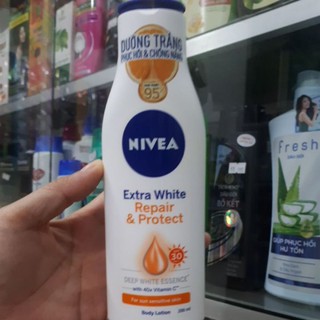 SỮA DƯỠNG THỂ TRẮNG DA,CHỐNG NẮNG NIVEA 200ML