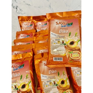 SAVO TRÀ HÒA TAN - VỊ ĐÀO (Hộp 16 gói - Túi 800gr)