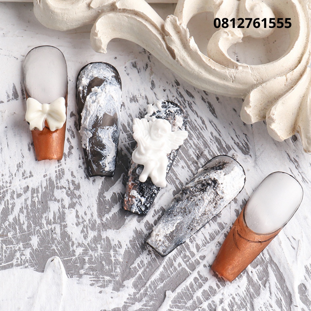 Gel xi măng, gel thạch cao vẽ móng tạo hình