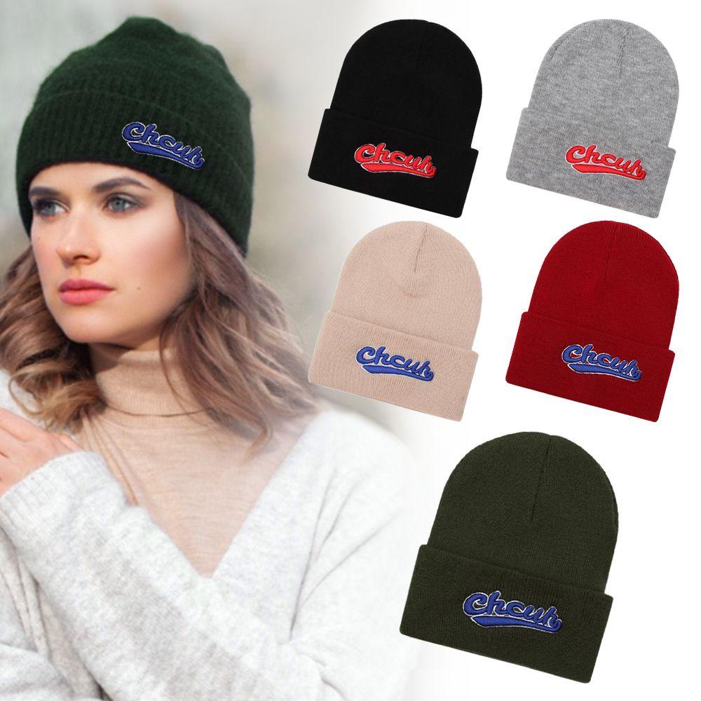 Mũ Beanie Dệt Kim 5 Màu Tùy Chọn Thời Trang Cho Nam Và Nữ