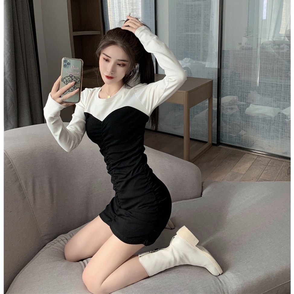 Đầm Dáng Ôm Thời Trang Hàn Quốc Quyến Rũ Cho Nữ