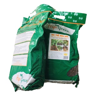 GÓI 2 KG - GIÁ THỂ MÙN DỪA Hapi Green Phú Nông ( ĐÃ QUA XỬ LÍ) TRỒNG RAU MẦM