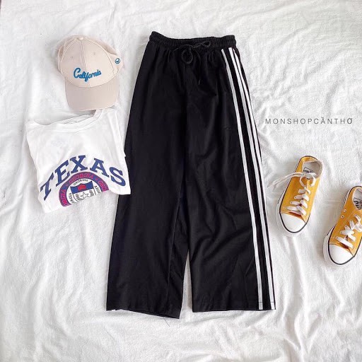 🌿FREE SHIP QUẦN ỐNG RỘNG 3 SỌC ULZZANG CHUẨN FORM NIENBASIC010🌿 | BigBuy360 - bigbuy360.vn