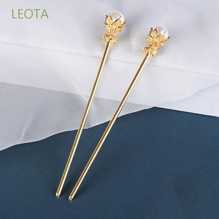 Trâm Cài Tóc Bằng Kim Loại Đính Hạt Ngọc Trai Phong Cách Trung Hoa Cổ Điển Thời Trang Cho Nữ 2021