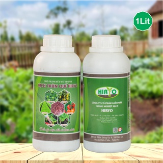 Dịch Trùn Quế vi sinh cao cấp - Công nghệ Nhật Bản HIRYO dung tích 500ml - 1 Lít - 2 Lít