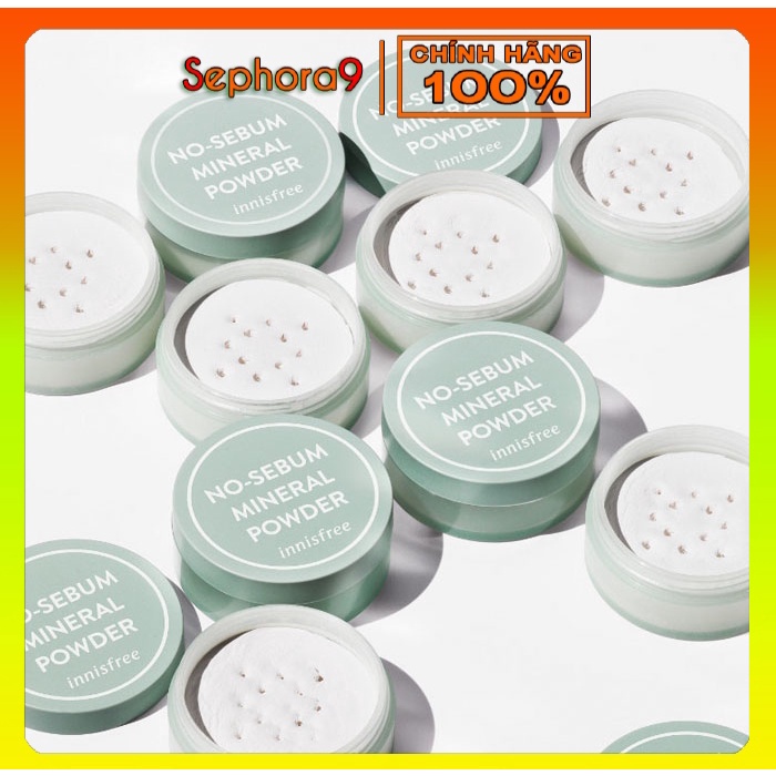 [Nhiều Màu Vỏ] Phấn phủ Hàn Quốc dạng bột khoáng Innisfree No Sebum Mineral Powder kiềm dầu mịn da | BigBuy360 - bigbuy360.vn