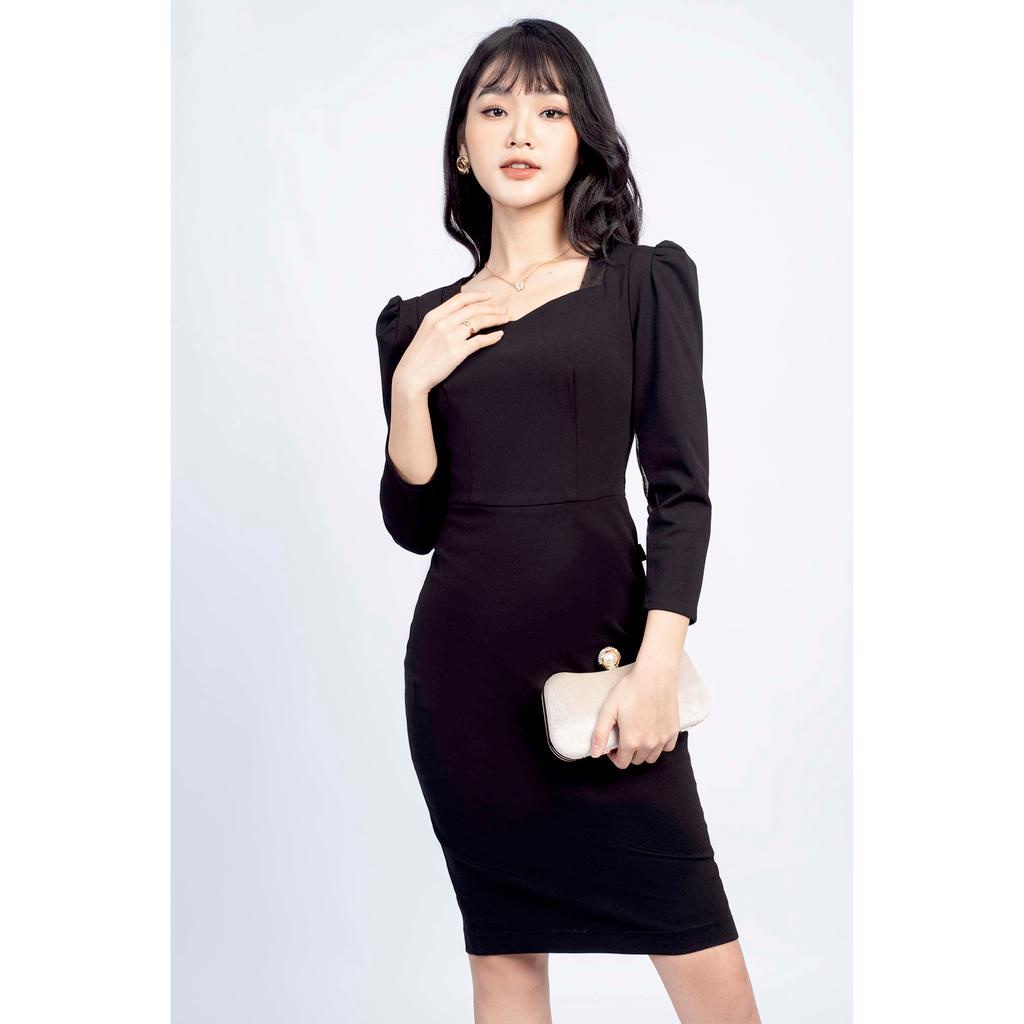 Đầm ôm, tay lỡ, cổ vuông MMOutfit M-DA070621280