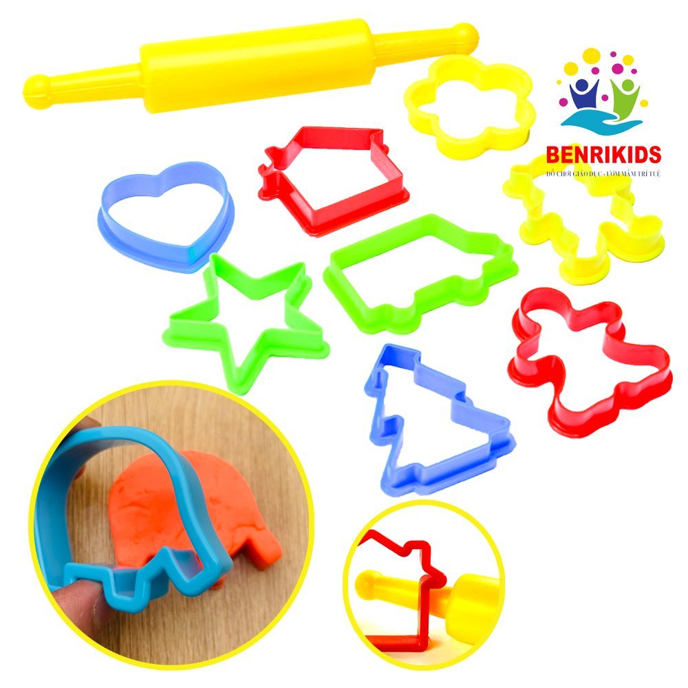 Khuôn Làm Bánh Baking Với Màu Sắc Bắt Mắt Giúp bé Phát Triển Trí Thông Minh