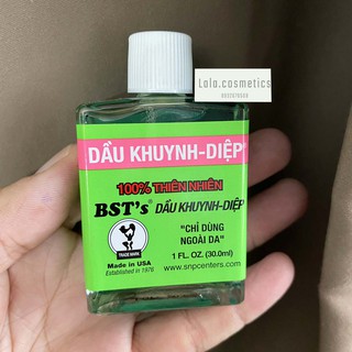 [HÀNG CHÍNH HÃNG MỸ] DẦU KHUYNH DIỆP BST’s EUCALYPTUS OIL 30ml