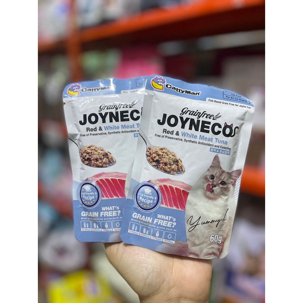 Pate Joyneco Cattyman cho mèo túi 60g - Thức ăn dinh dưỡng cho mèo